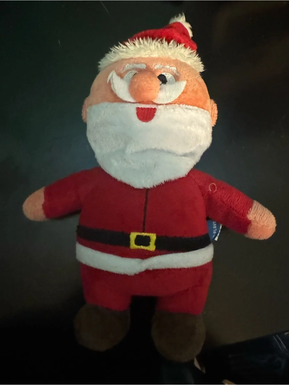 Plush Santa Claus Dog Toy Woof Pack like Bark box subscription squeak crinkle